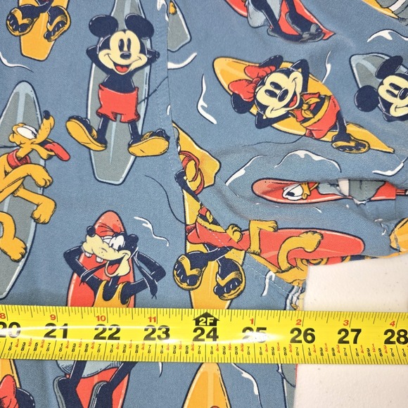DISNEY Mickey Mouse And Friends 2XL Pajama Top Surfboard Summer -1888 - Picture 7 of 8